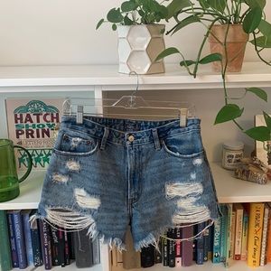 Abercrombie & Fitch high waisted shorts